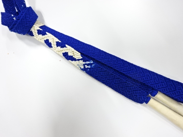 未使用品　正絹　手組帯締め